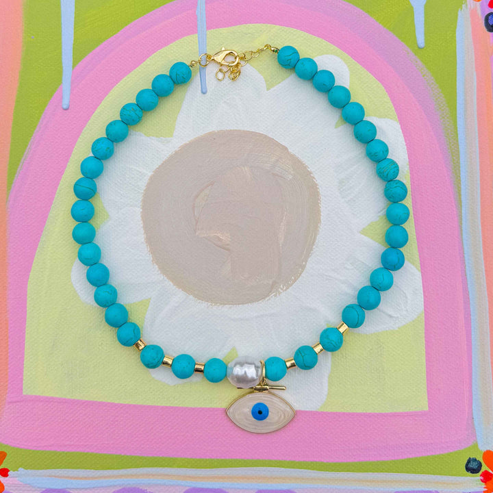 Seen | Beaded Pearl Necklace