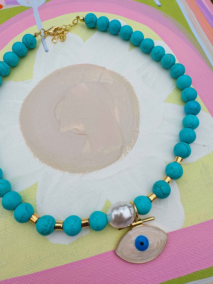 Seen | Beaded Pearl Necklace
