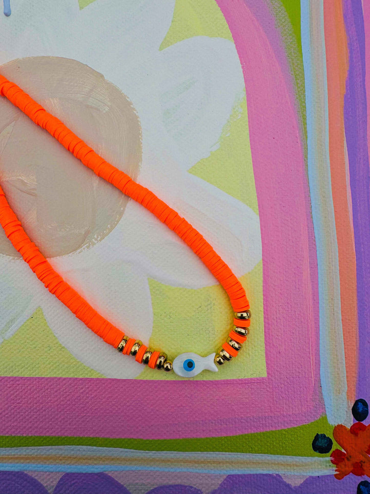 Zesty | Beaded Pearl Necklace