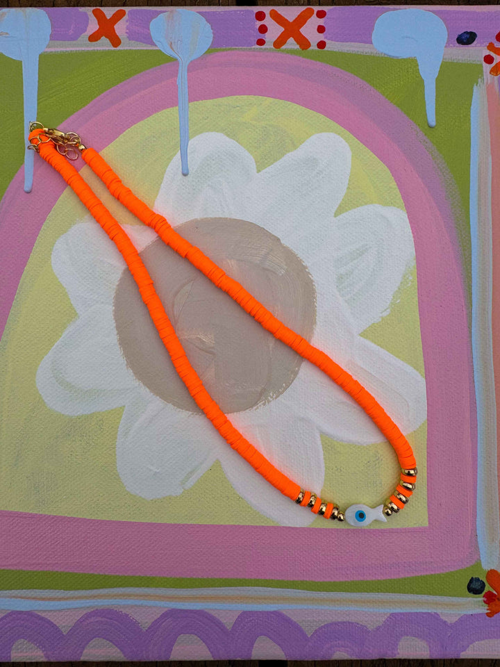 Zesty | Beaded Pearl Necklace